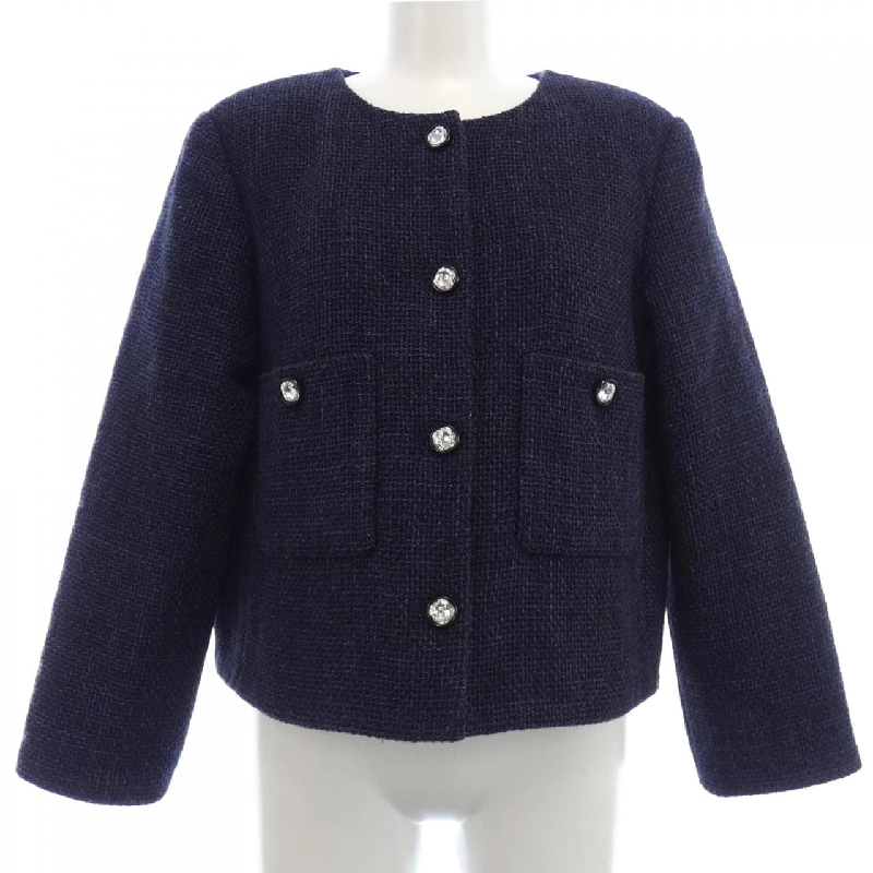 Áo khoác không cổ CHANEL P71190V37139 629554