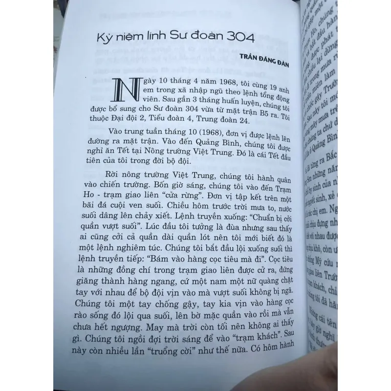 Sách Ký Ức Chiến Tranh và Khát Vọng Hòa Bình - Nguyễn Thọ Kiệt mới 90% 1004180