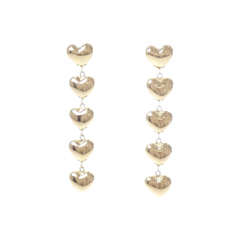 K18YG Bông tai hình trái tim - Hàng hiệu Chính hãng 867983