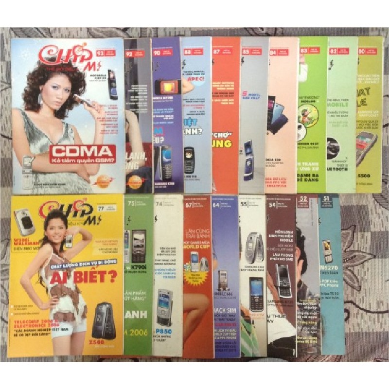 Lô 19 cuốn báo eChip Mobile xưa (Năm 2006) 13777