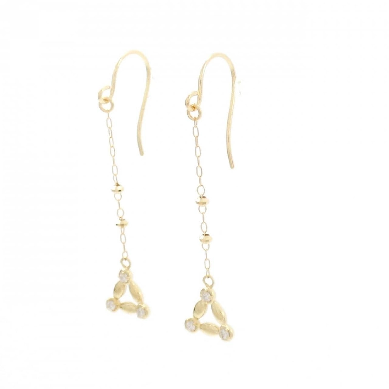 K18YG Bông tai kim cương 0.06CT - Hàng hiệu Chính hãng 871952