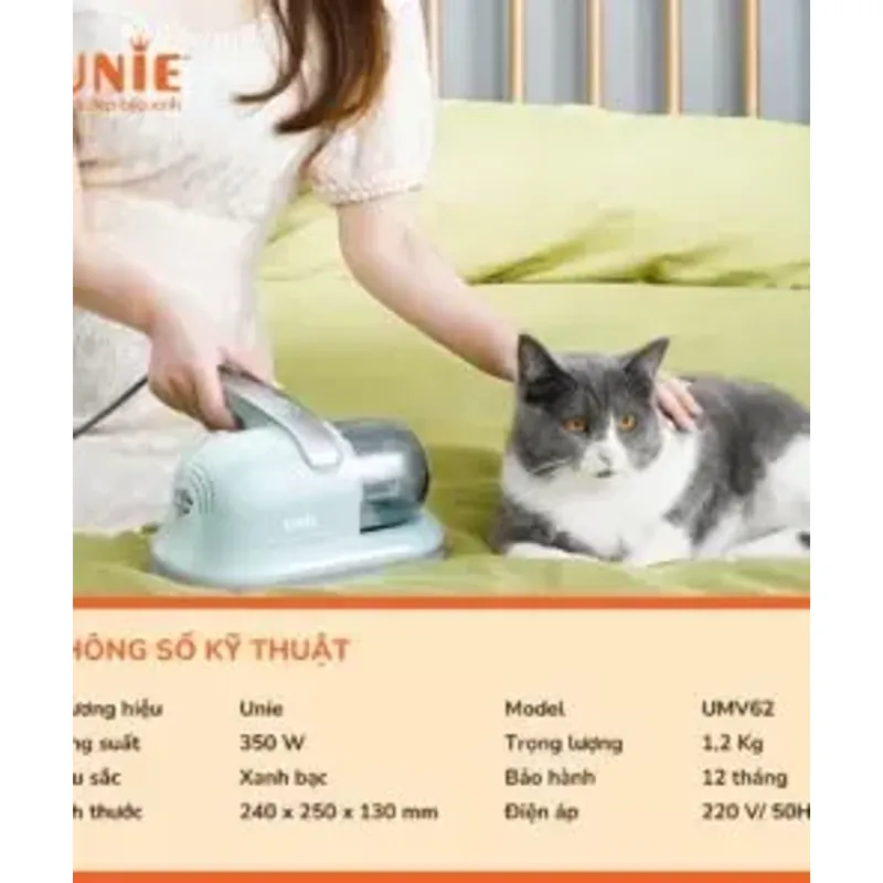 ⚡ UNIE UMV62 – Lực hút mạnh 12.500PA, hút sâu bụi bẩn, bụi mịn siêu sạch! 715296
