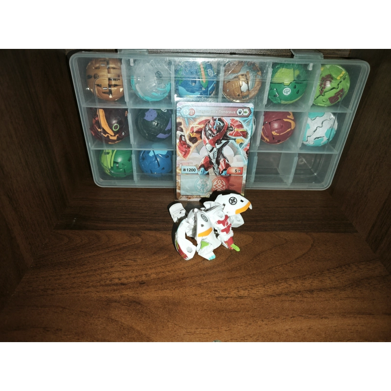 Mô hình đồ chơi Bakugan chính hãng Haos Dragonoid x Tretorous có card gốc 543528