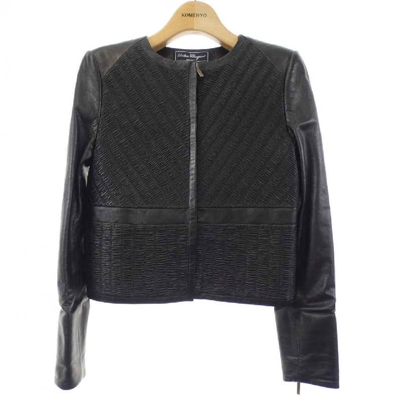 Áo khoác da SALVATORE FERRAGAMO - Hàng hiệu Authentic 811584