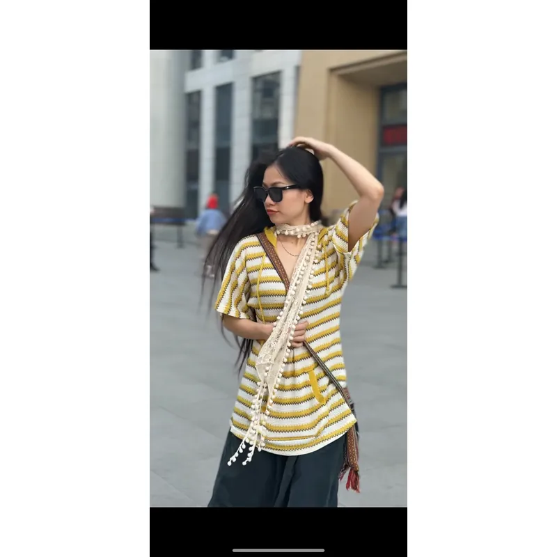 Set đồ nữ style độc lạ ( tặng kèm khăn) 673761