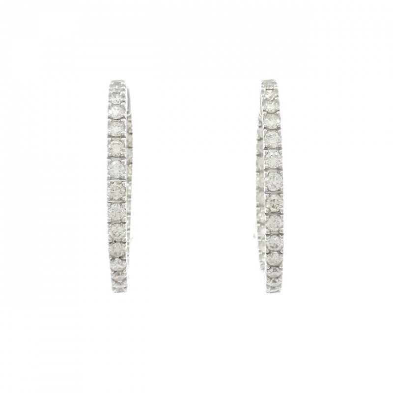 K18WG Bông tai kim cương 2.00CT - Hàng hiệu Chính hãng 868072