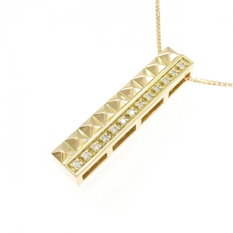 Dây chuyền kim cương K18YG 0.07CT - Hàng hiệu Chính hãng 865327