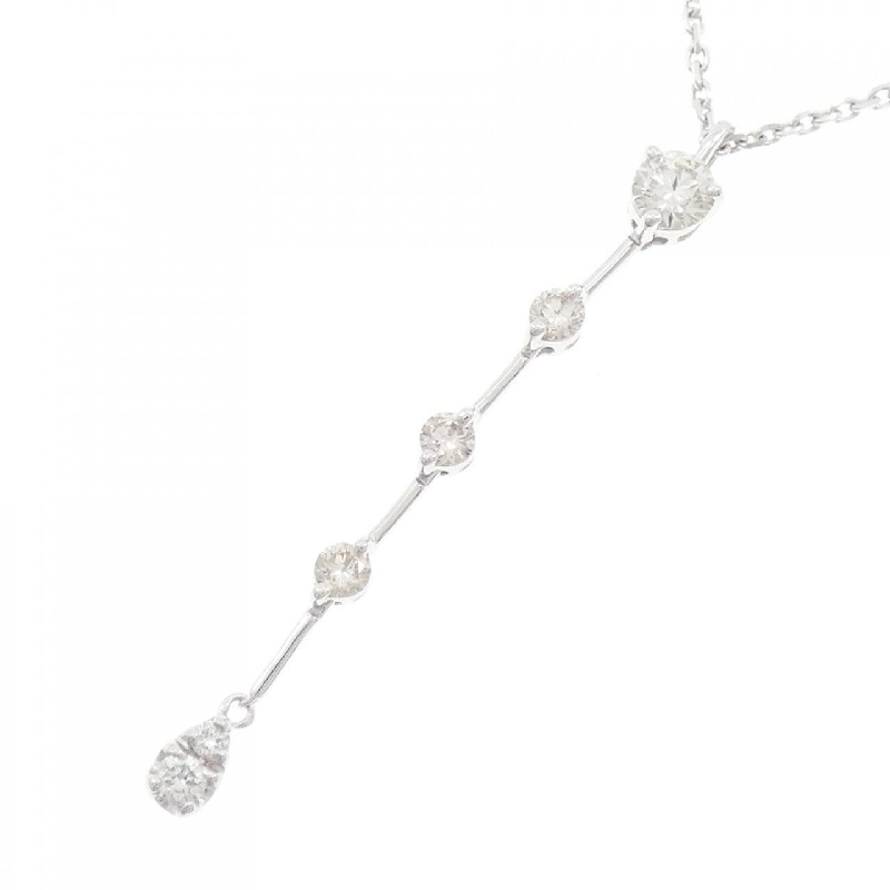 K18WG Dây chuyền kim cương 0.61CT - Hàng hiệu Chính hãng 848060