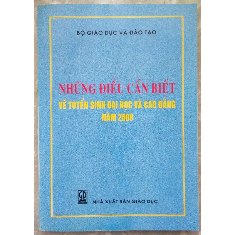 Những điều cần biết về tuyển sinh Đại học và Cao đẳng năm 2008 16371