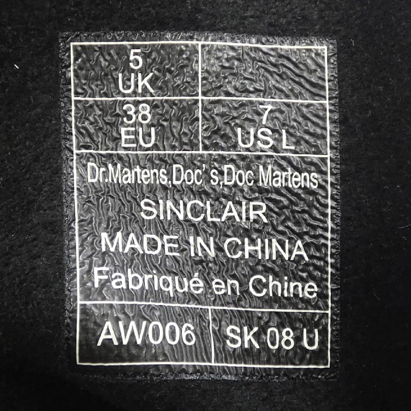 Giày bốt DR.MARTENS SINCLAR - Hàng hiệu Authentic 827185