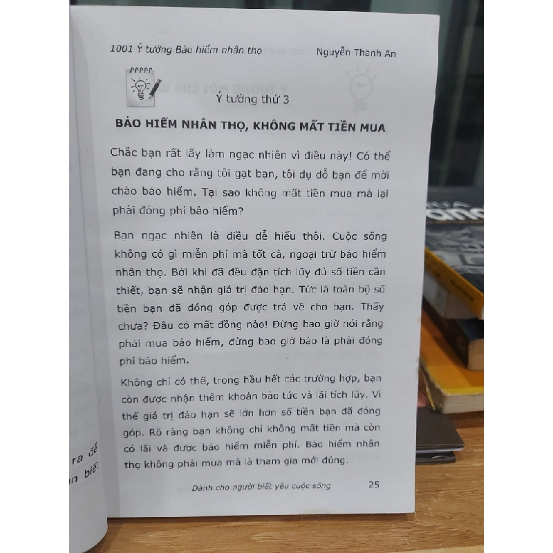 1001 Ý TƯỞNG BẢO HIỂM NHÂN THỌ – NGUYỄN THANH AN 530611
