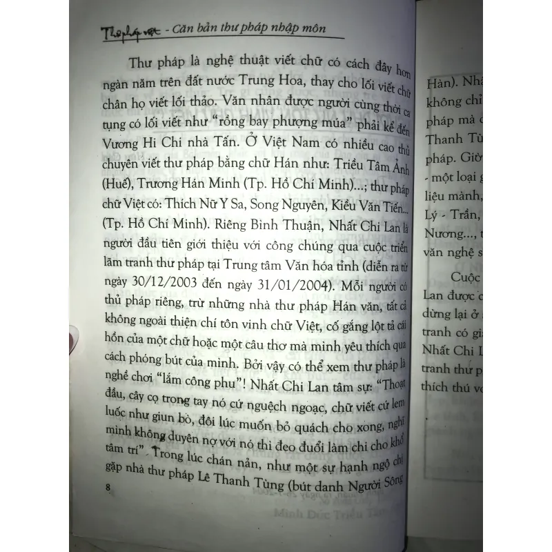 Thư pháp Việt - Căn bản thư pháp nhập môn - Thanh Tùng - Nhất Chi Lan 1001201