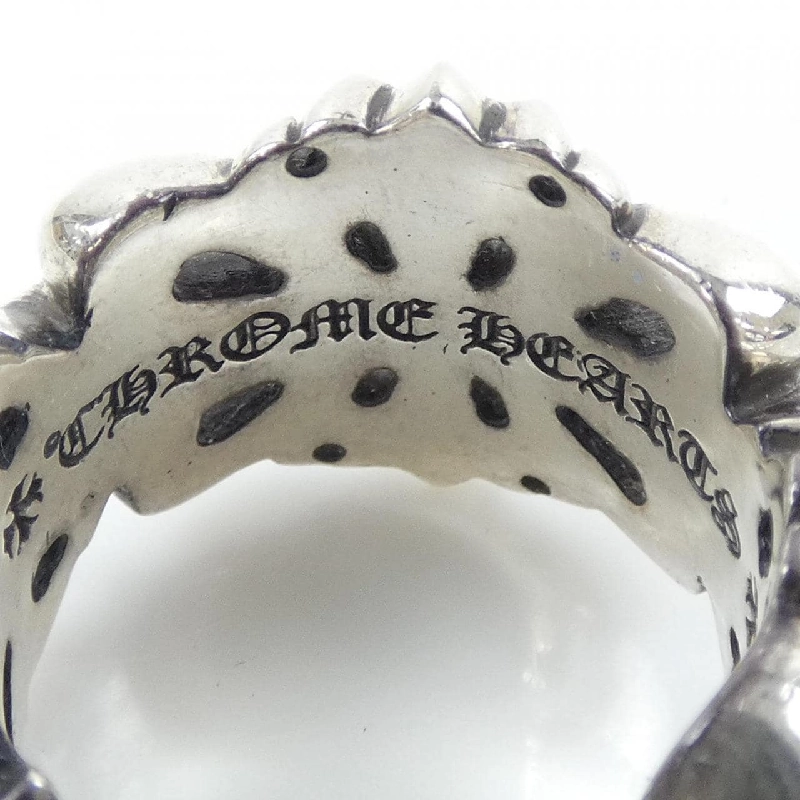 Nhẫn CHROME HEARTS DBL FLORAL CROSS - Hàng hiệu Authentic 901501