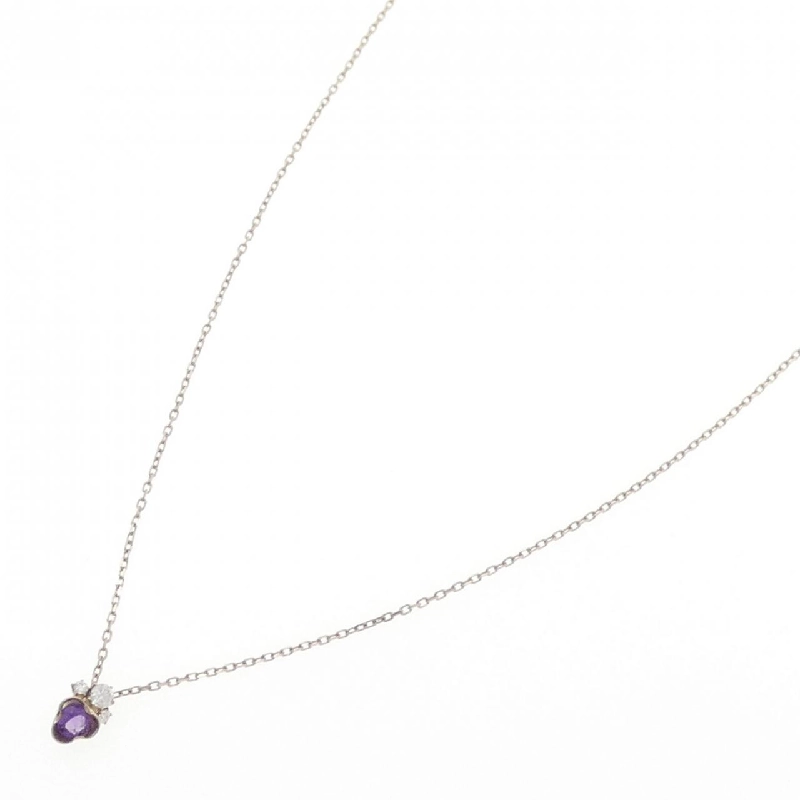 K18YG Mặt dây chuyền Amethyst 0.08CT - Hàng hiệu Chính hãng 857706