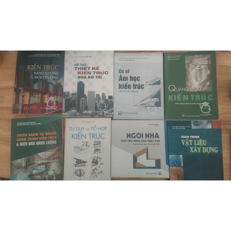 Lô 8 sách Kiến trúc cũ 1032459
