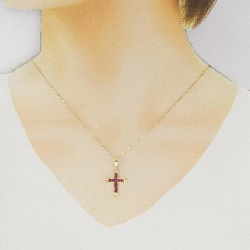 K18YG Đeo chéo Ruby 0.30CT - Hàng hiệu Chính hãng 861131