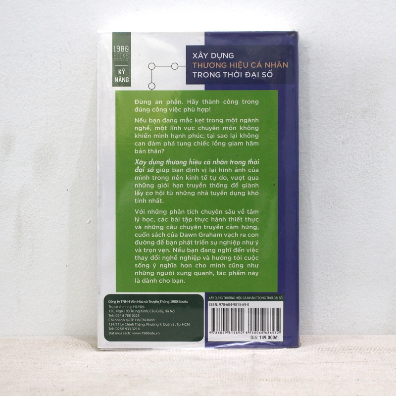 Xây dựng thương hiệu cá nhân trong thời đại số - Sách cũ thanh lý mới 95% 505105
