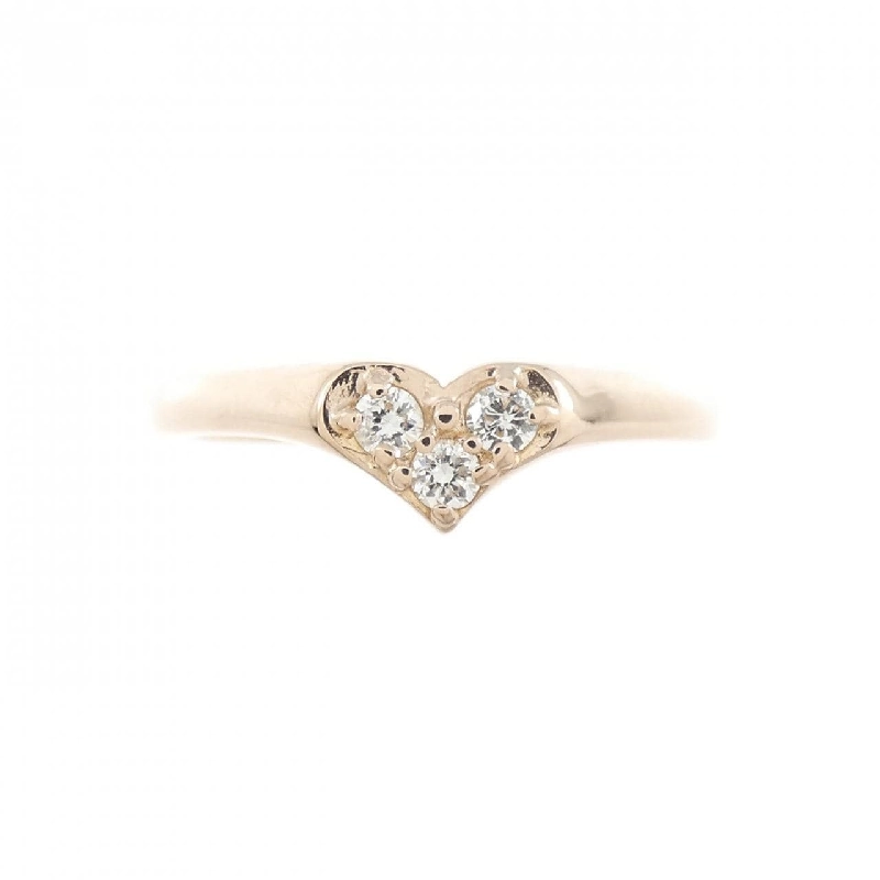 Nhẫn kim cương hình trái tim K18PG 0.10CT - Hàng hiệu chính hãng 854084