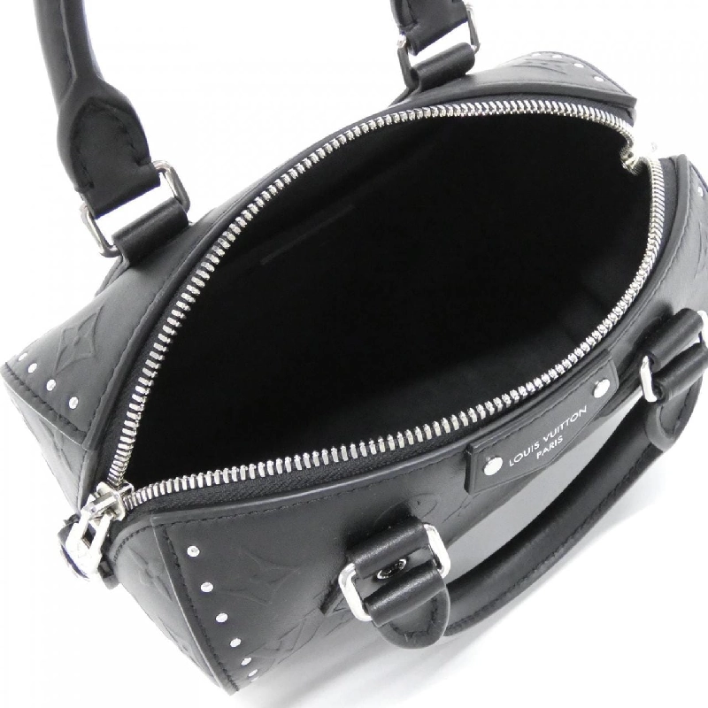 Túi xách Boston Louis Vuitton Monogram Shadow Speedy Trunk 20cm M14575 614184