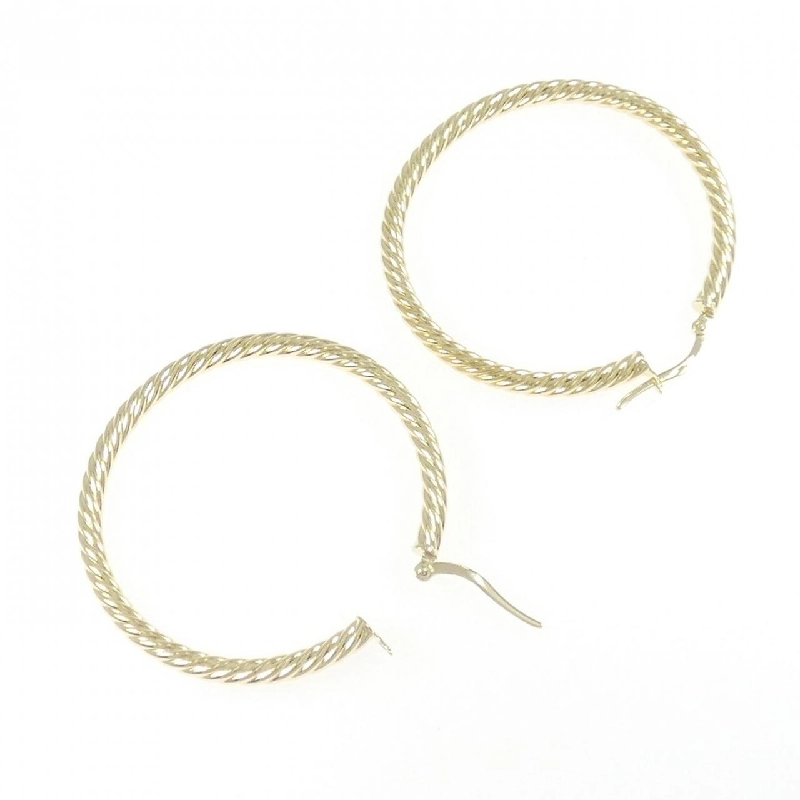 Bông tai hoop 750YG - Hàng hiệu Authentic 870321