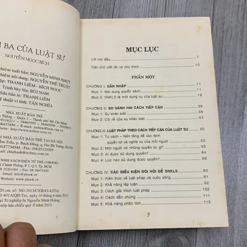 Tài ba của luật sư, sách gối đầu của những ai muốn trở thành luật sư. 7a3 783468