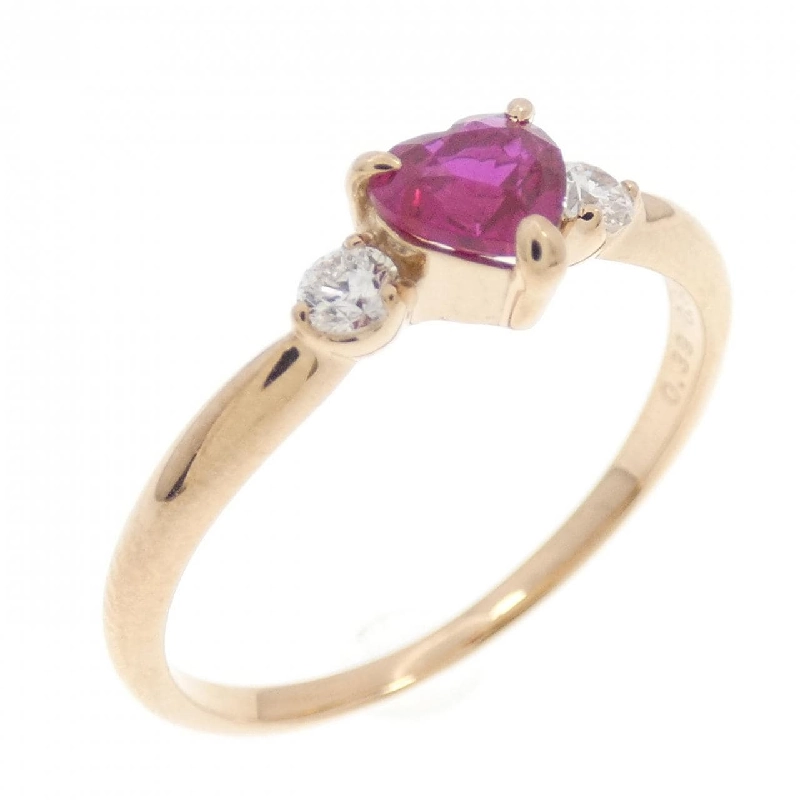 Nhẫn Ruby K18PG 0.39CT 668110