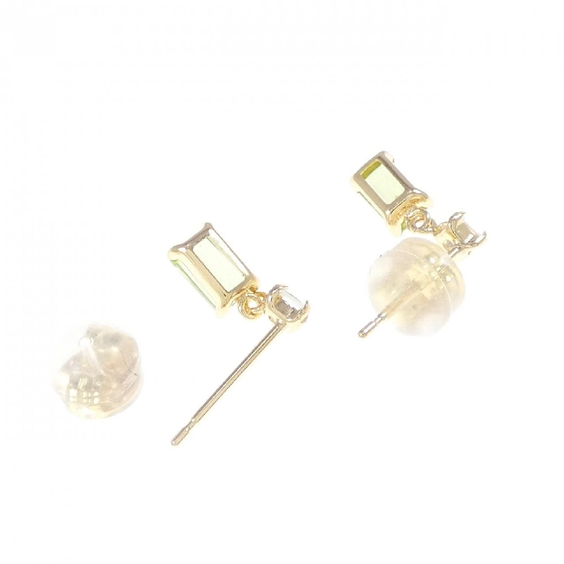 K18YG Peridot Bông tai - Hàng hiệu Chính hãng 868997