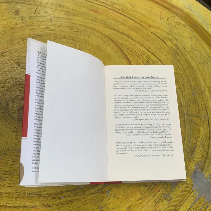 HUST LISTEN- MARK GOULSTON  756601