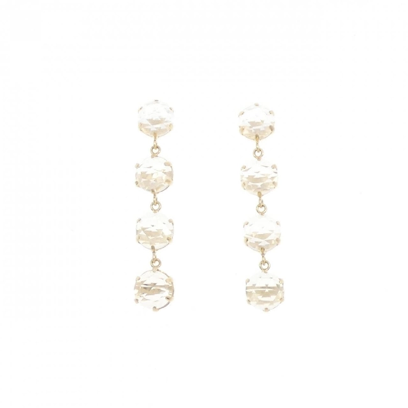 K10YG Bông tai Topaz Trắng - Hàng hiệu Chính hãng 866405