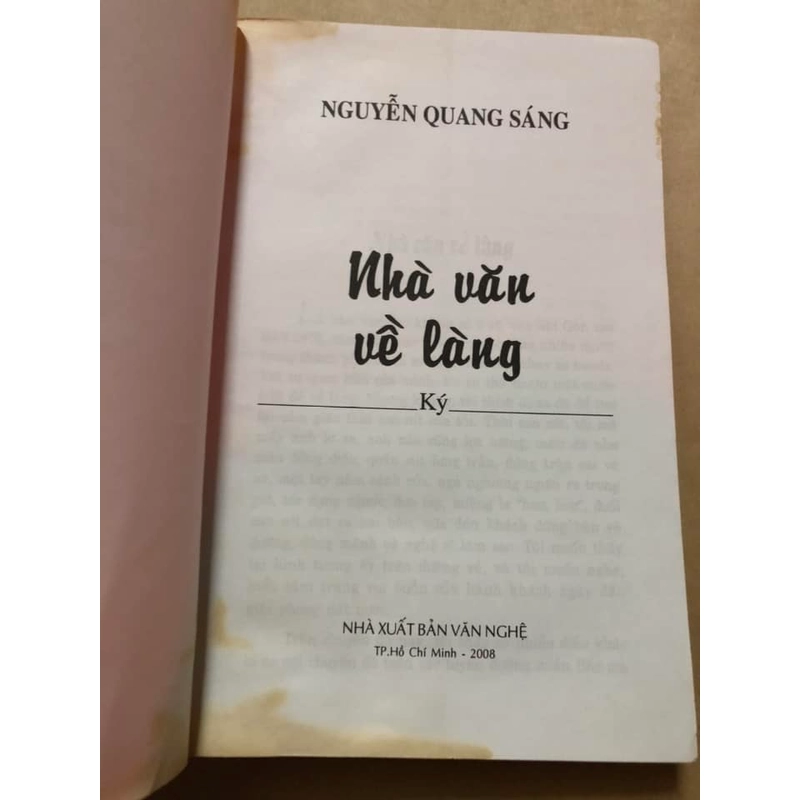 Sách Nhà văn về làng - Bút ký Nguyễn Quang Sáng 306732