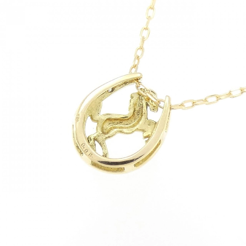 K18YG Dây chuyền kim cương 0.02CT - Hàng hiệu Chính hãng 866611