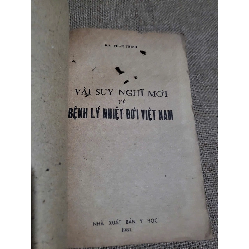 Vài suy nghĩ mới về bệnh lý nhiệt đới Việt Nam 435987