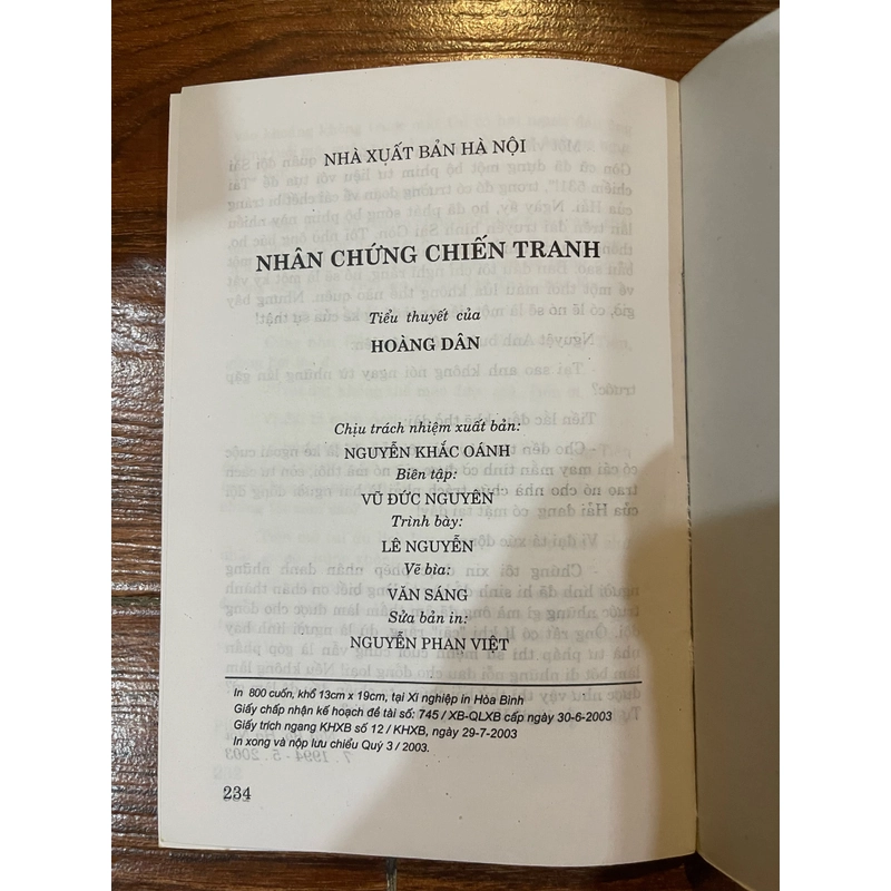 Nhân chứng chiến tranh - Hoàng Dân (BM) 499369