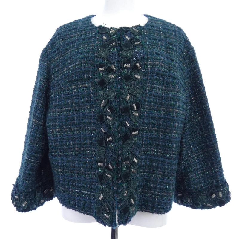 Jacket không cổ CHANEL P44834V32984 - Hàng hiệu Authentic 821436