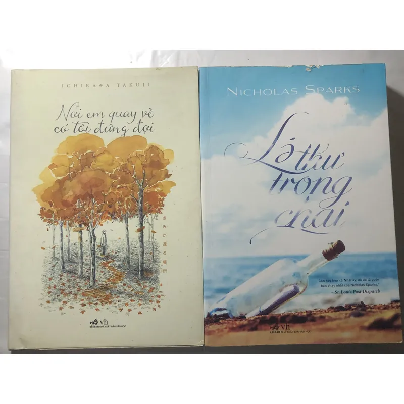 Combo hai sách: “Nơi em quay về có tôi đứng đợi” và “Lá thư trong chai”  720628