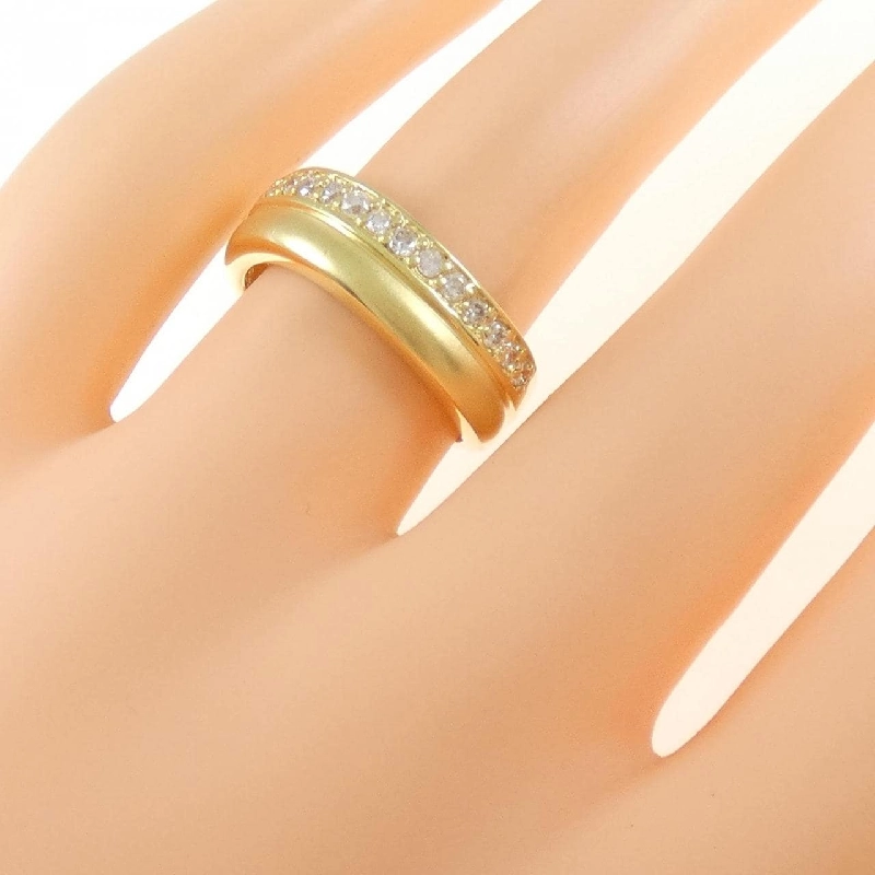 Nhẫn kim cương K18YG 0.25CT 672605