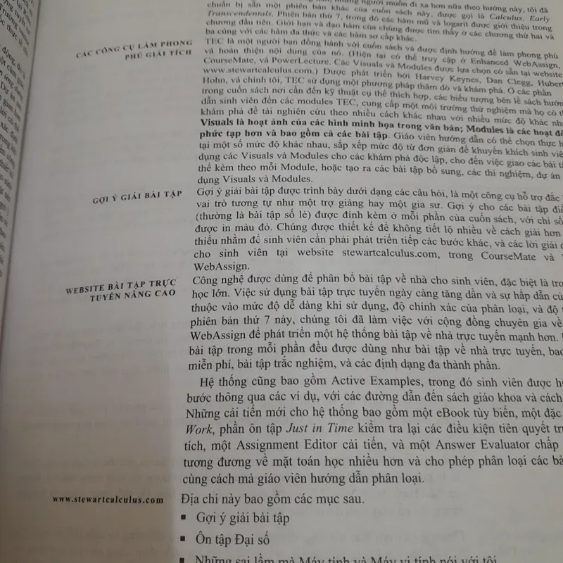 CENGAGE Learning- GIẢI TÍCH Tập 1. CALCULUS 7e. Tác giả Giáo sư James Stewart 726614