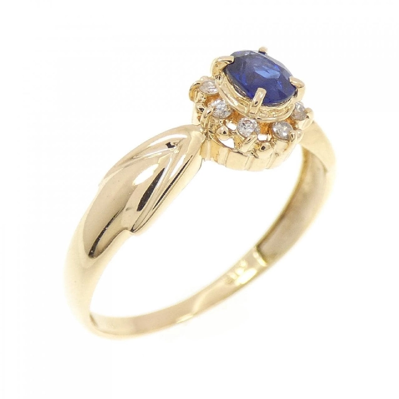 Nhẫn Sapphire K18YG 0.28CT - Hàng hiệu Chính hãng 852005