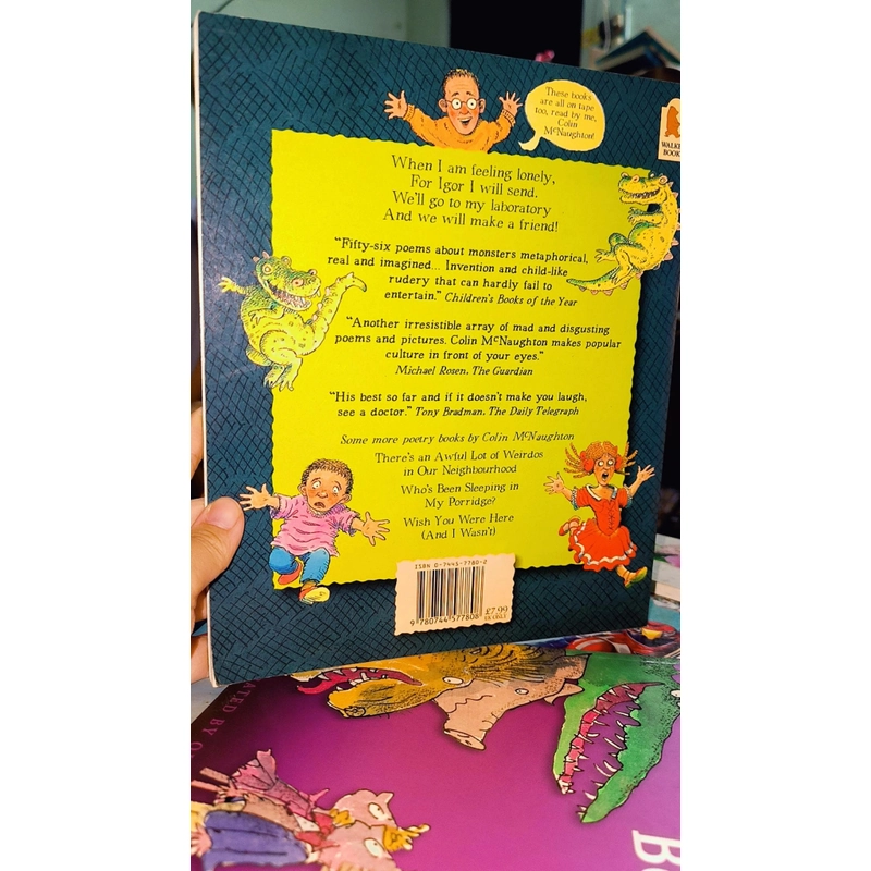 Tuyển tập thơ tiếng Anh cho bé trai - Making friends with Frankenstein (khổ lớn) 495388