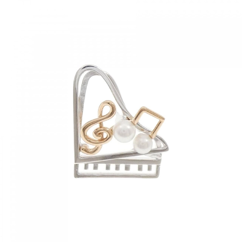 Brooch ngọc trai Akoya x đàn piano Mikimoto 666634