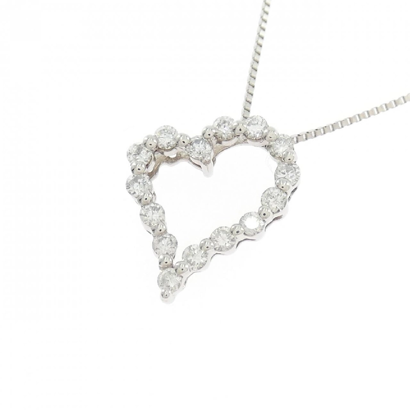 Dây chuyền kim cương hình trái tim PT900/PT850 0.30CT - Hàng hiệu Chính hãng 860105