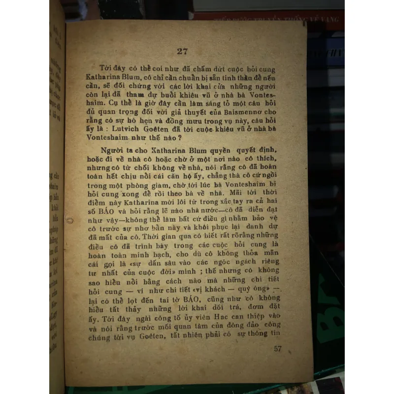 Danh dự đã mất của Katharina Blum - Heinrich Böll 787791