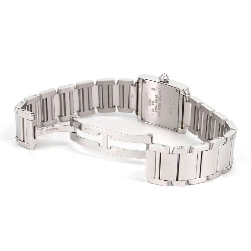 Cartier Tank Française SM WG/D･Bracelet Half D WE1002SC WG Quartz - Hàng hiệu Chính hãng 875412