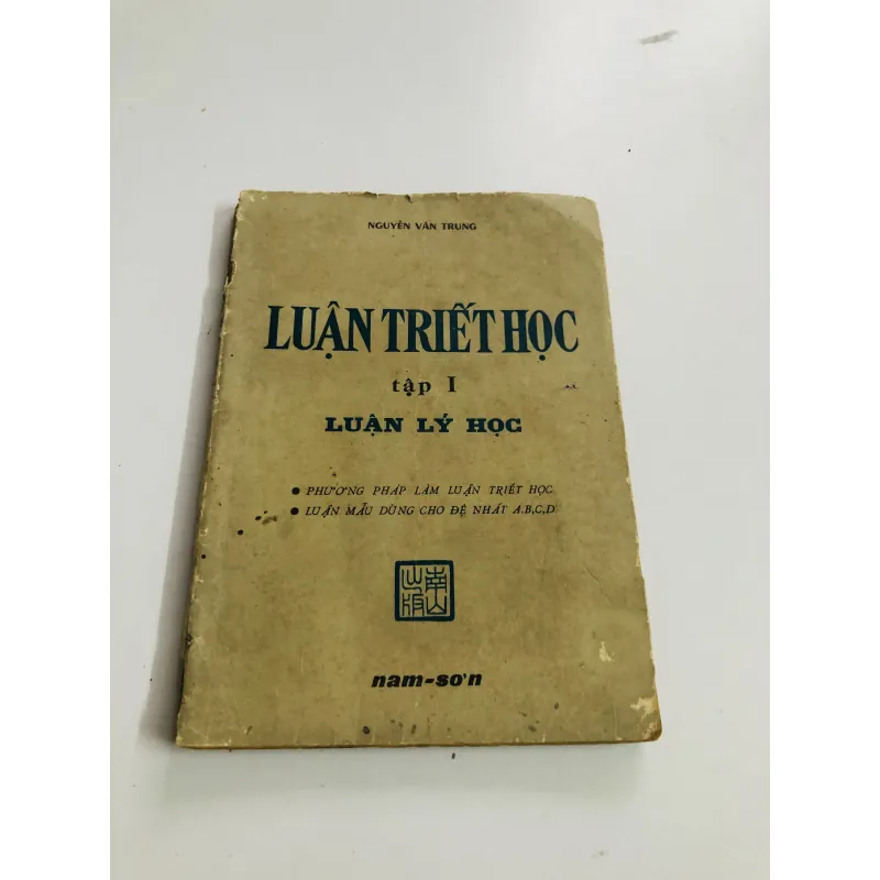 LUẬN TRIẾT HỌC (Tập 1) – LUẬN LÝ HỌC 752801