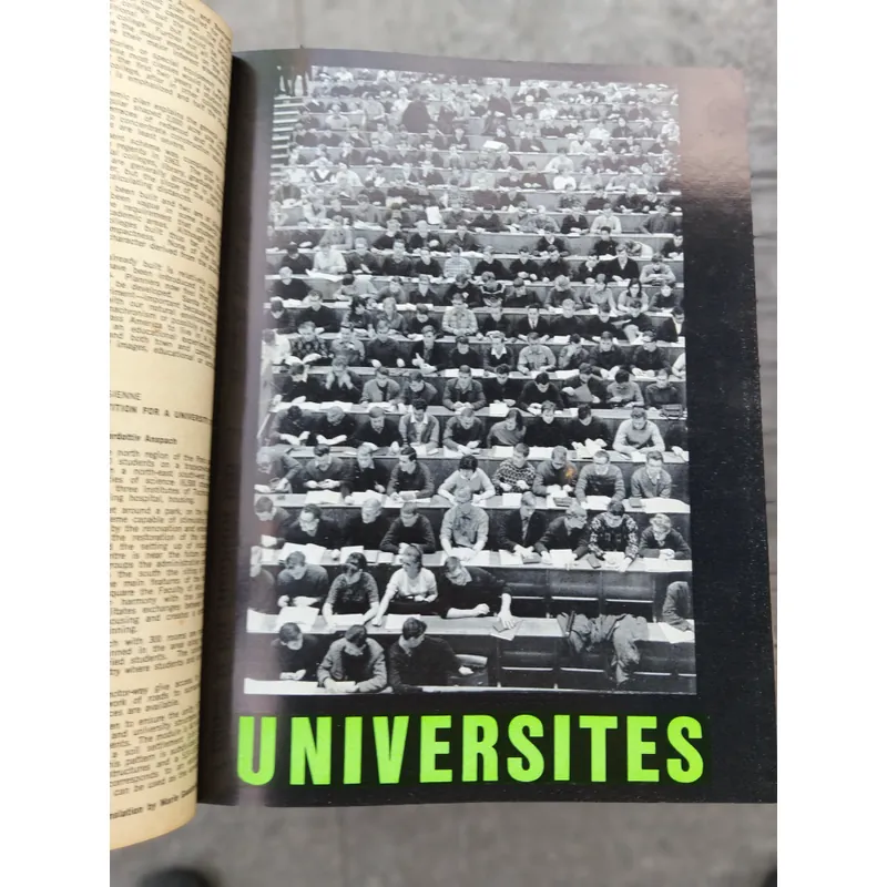 Tạp chí L'Achitecture d'Aujourdhui_Giá trị độc bản_Chủ đề đại học 1960 731850