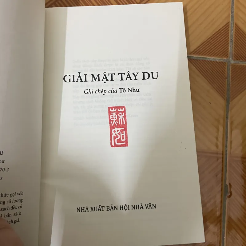Giải mật Tây Du, tác giả Tô Như 780264