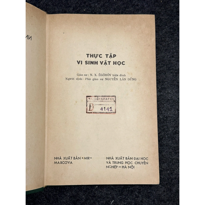 Thực tập Sinh vật học 517506