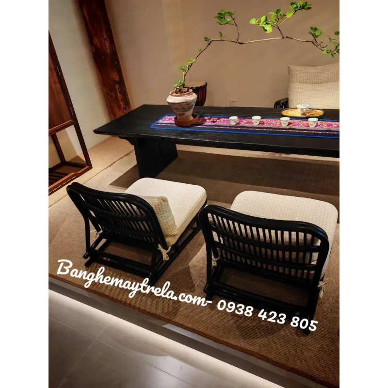 Ghế mây ngồi trà đạo kiểu Nhật 738557