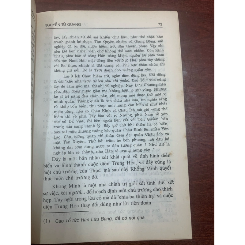 TAM QUỐC BÌNH GIẢNG - NGUYỄN TỬ QUANG 291011