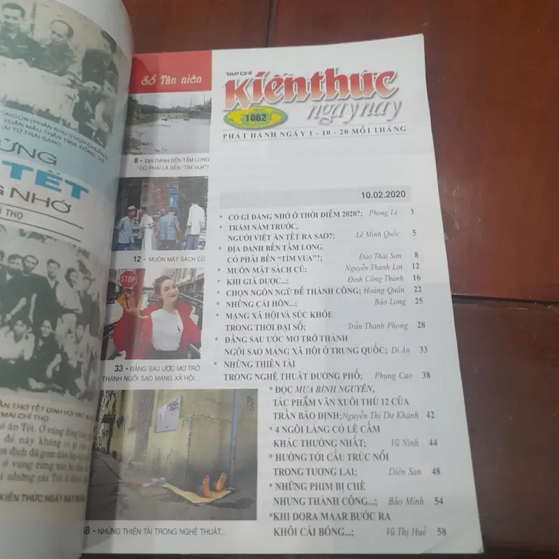 KIẾN THỨC NGÀY NAY số 1062 ngày 10.02.2020 (số Tân niên) 683275